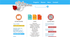 Desktop Screenshot of leparoledellascienza.it